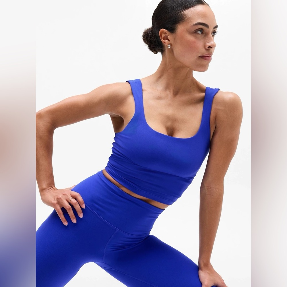 Transcend Square Neck Bra Varsity Blue A-C
